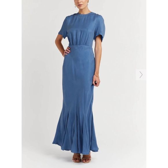DISSH Dresses & Skirts - DISSH Campbell cobalt short sleeve maxi dress, NWT size 4